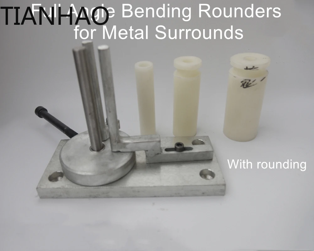 Advertising Tin Stainless Steel Side Bar Bender for Rounded Corner Processing Tools Shine Word Desktop Bending Machine for