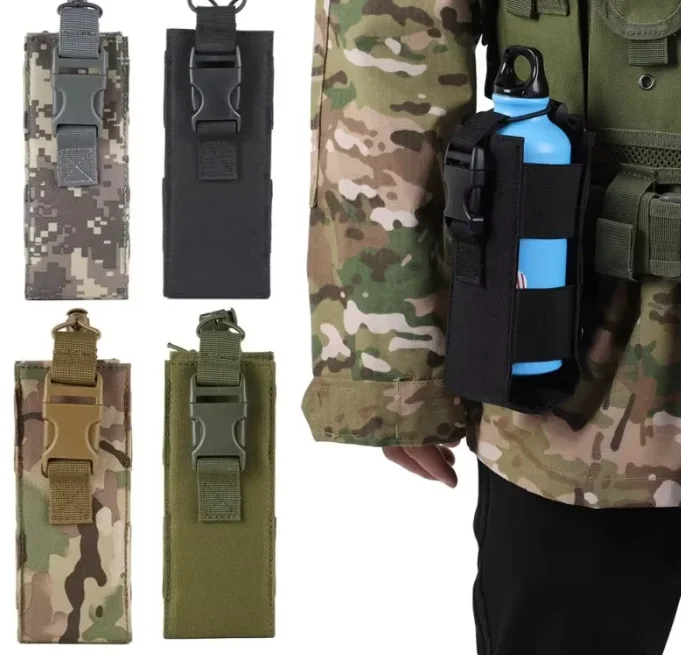 Outdoor Camping Kettle - Pokrowiec na butelkę wody Molle, torba