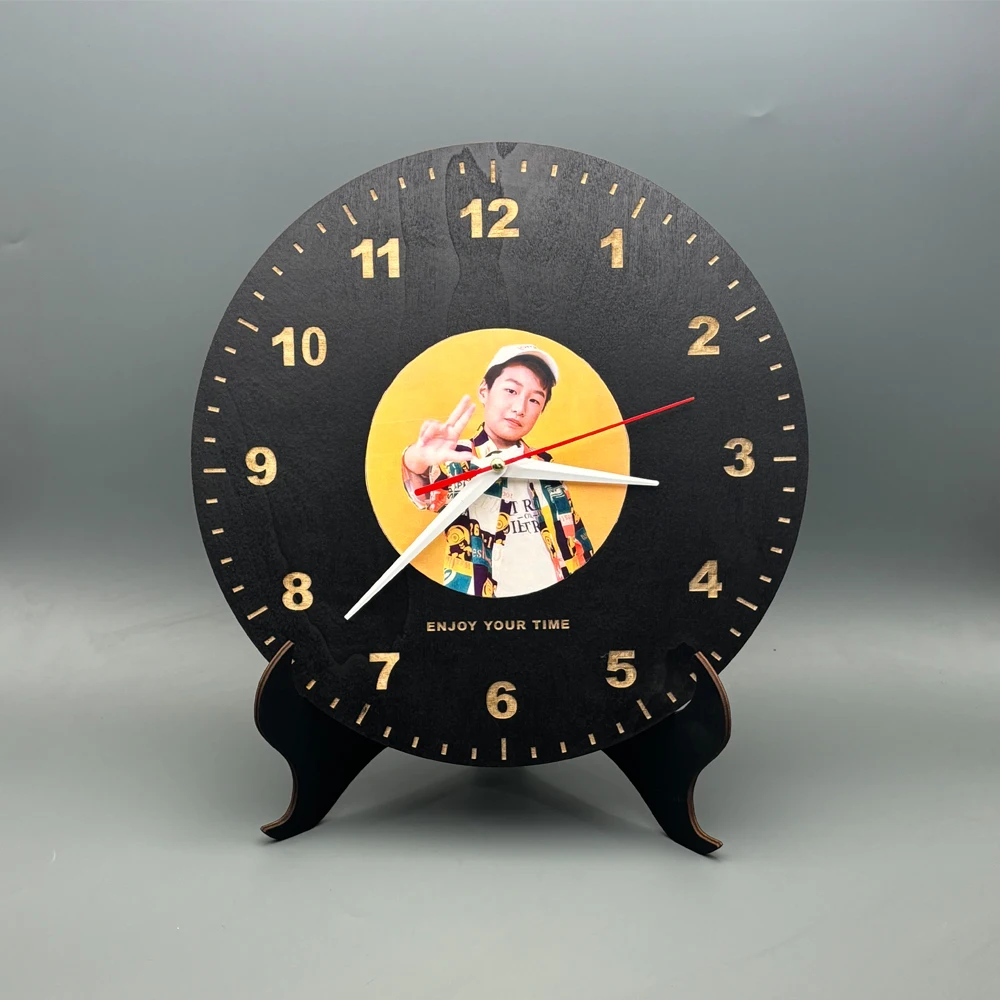 ZK50 الإبداعية بسيطة الإضاءة على مدار الساعة USB الجدار الخفيفة التحكم عن بعد الديكور الداخلي الملونة وحدة إضاءة LED ساعة حائط قطر 28 سنتيمتر