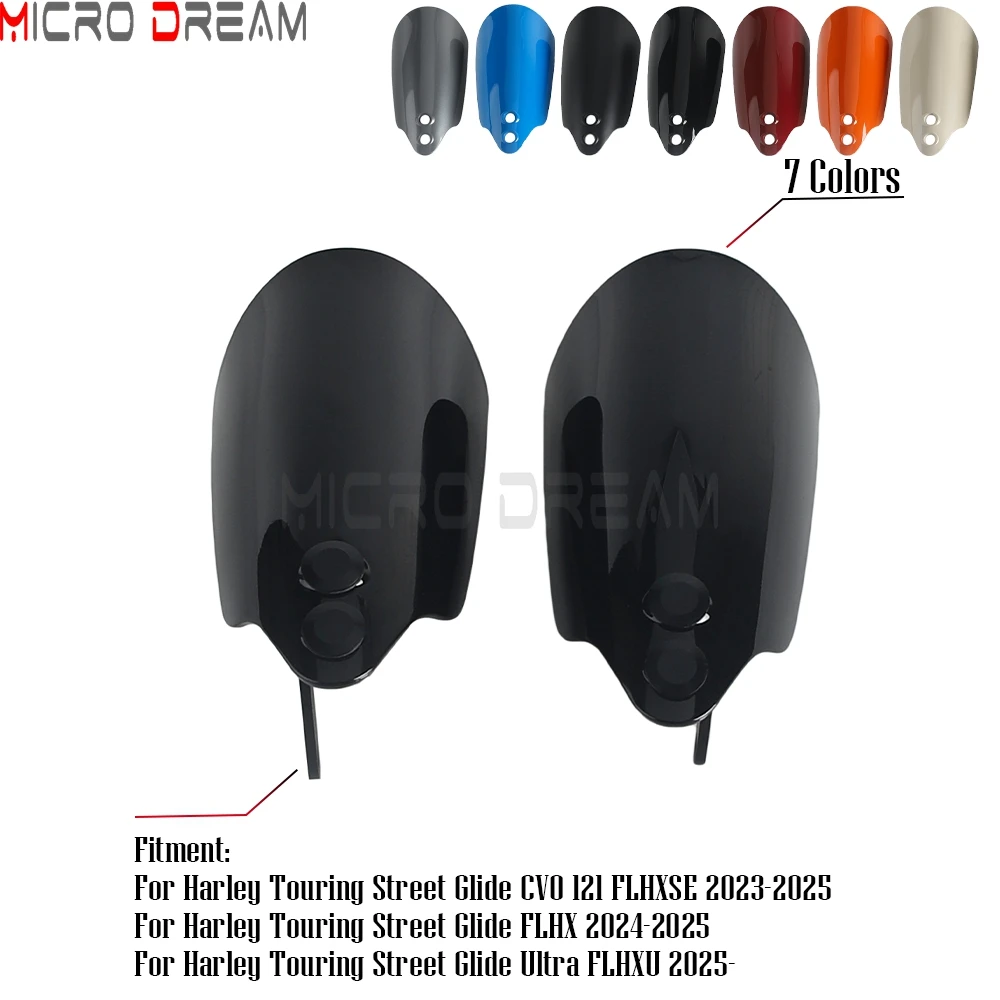 واقي اليد للدراجة النارية مع أجهزة التركيب لدراجة Harley Touring Street Glide FLHX CVO 121 FLHXSE Ultra FLHXU واقي اليد