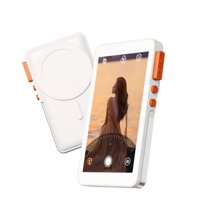 

RK-X40F Magnetic Vlog Selfie Monitor Screen for Smartphone Rear Camera Selfie Vlog Live Stream for iPhone 16 15 pro max