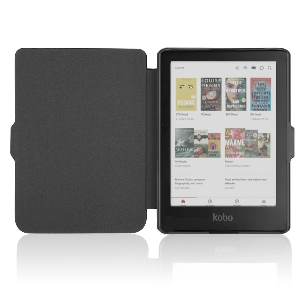 Case for Kobo Clara Colour(2024)/Clara BW/Clara 2E 6" （Model：N367/N365/N506），Cover with Origami Stand & Auto Wake/Sleep, view 5