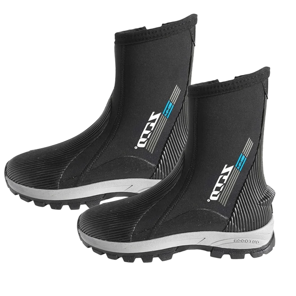 

ZCCO Neoprene Dive Boots 5MM Wetsuit Surf Booties for Swimming Fins Men Women Anti-Slip Rubber Sole Aqua Shoes Diving Boots