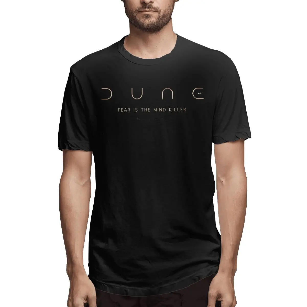 Dune Fear Is The Mind Killer T Shirts Mens Film Fun Print T-Shirt Short Sleeve Hip Hop Cotton Tops Gift Idea Print Couple Tees