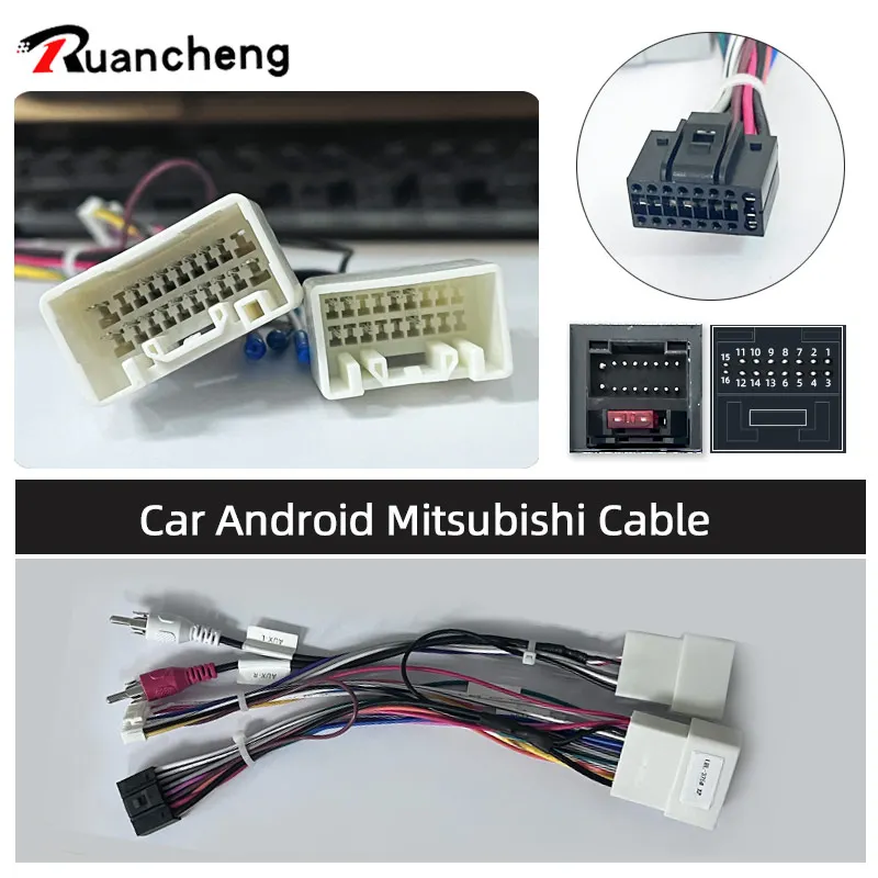 Cavo radio Android per auto 2 din per Hyundai Kia Suzuki Buick Volkswagen ISO Honda Toyota Nissan Mitsubishi Ford CR V FIT Outlander