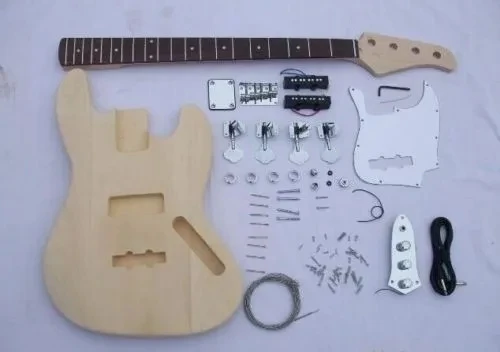 Bass semi-finished unassembled Electric guitar  kits, JAZZ Electric bass #2