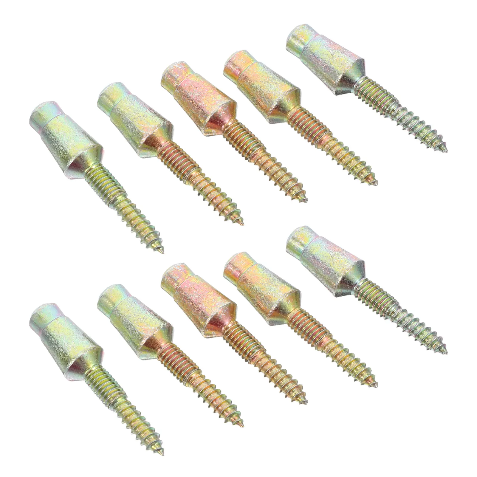 10Pcs Door Hinge Security Screws Self-Drilling Anti-Theft Double-Thread for Heavy-Duty Metal Doors Cabinets Gates Tamper-Proof