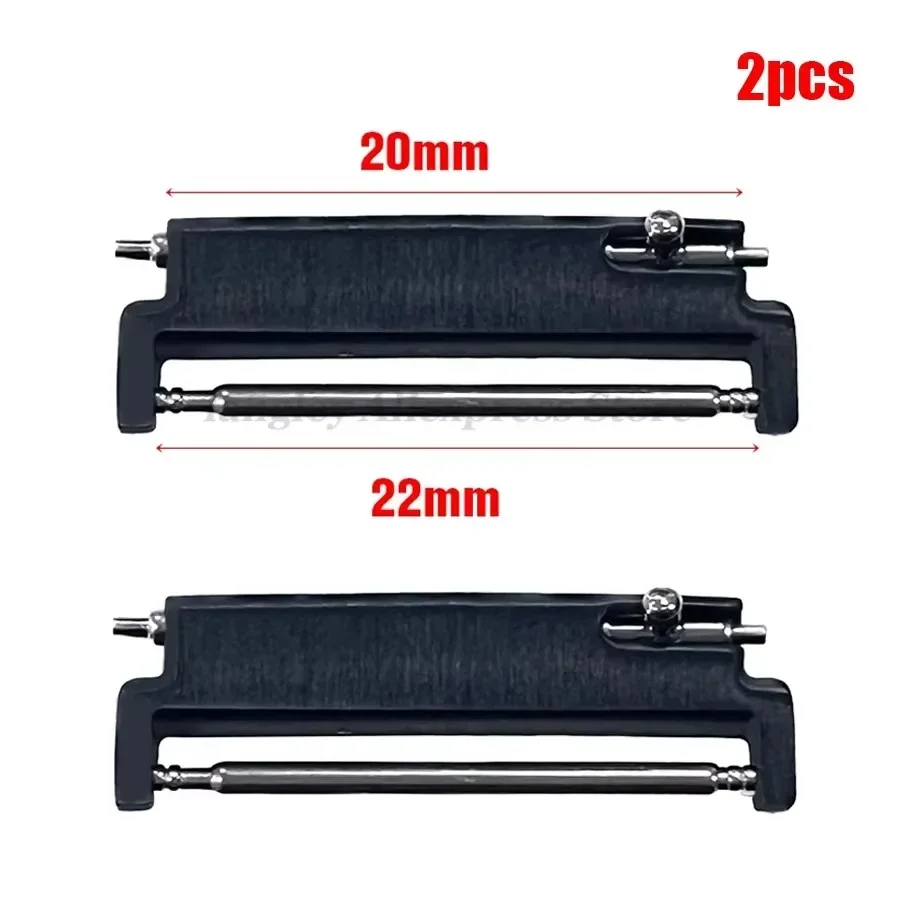 1 Paar Uhrenarmband-Adapter, 18 mm bis 20 mm, 22 mm, 20 mm bis 18/20/22 mm, 22 mm bis 22 mm, Schnellverschlussstifte, Anschlüsse, Uhrenarmband-Zubehör