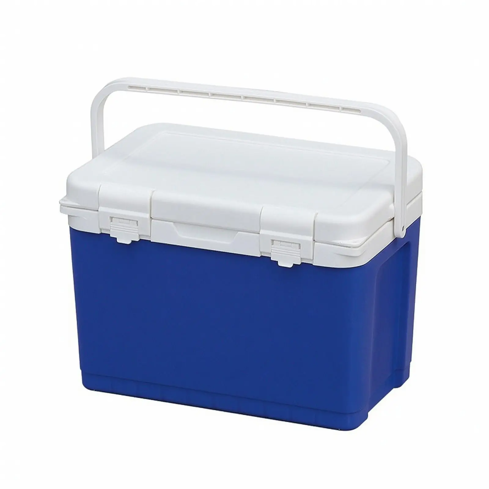 Secure Insulated Medical Carrier with Hinged Lid and Ice Pack for Refrigerated Sample Lab Transport Container