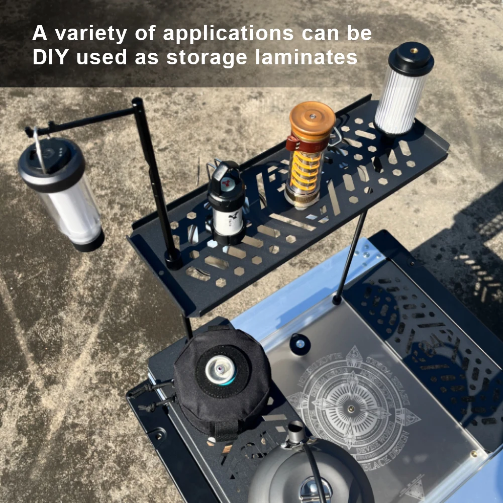 لوحة طاولة IGT للتخييم من سبائك الألومنيوم للشواء والنزهات لوحة تمديد طاولة IGT متعددة الوظائف للتخييم في الهواء الطلق #2