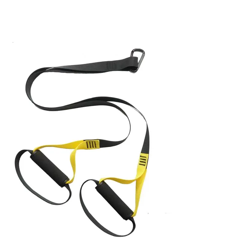 المنزل تعليق التدريب الفرقة اللياقة البدنية قوة مدرب الطاقة قابل للتعديل حزام اليوغا جدار جبل المهنية تجريب كامل الجسم