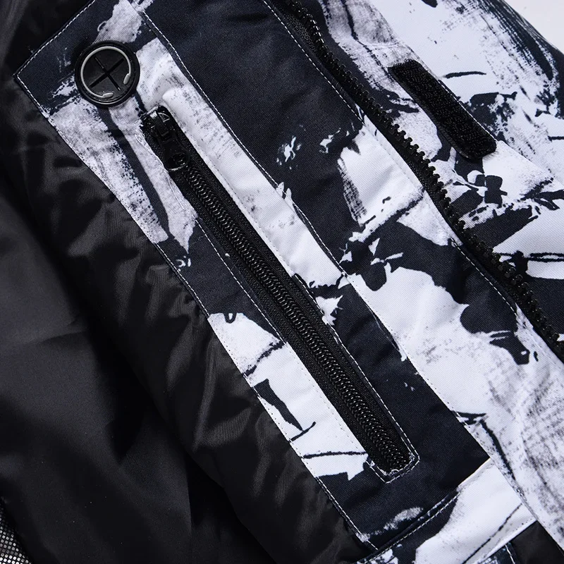 بدلة تزلج لوحة واحدة لوحة مزدوجة للرجال والنساء شتوية خارجية الحرب m وبدلة تزلج مقاومة للرياح OT4 2025 #5