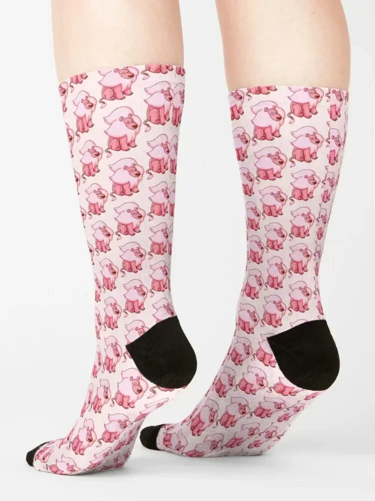 Lion from Steven Universe? with Pink Highlights Socks Novelties Stockings compression Thermal man winter luxe Male Socks Women's