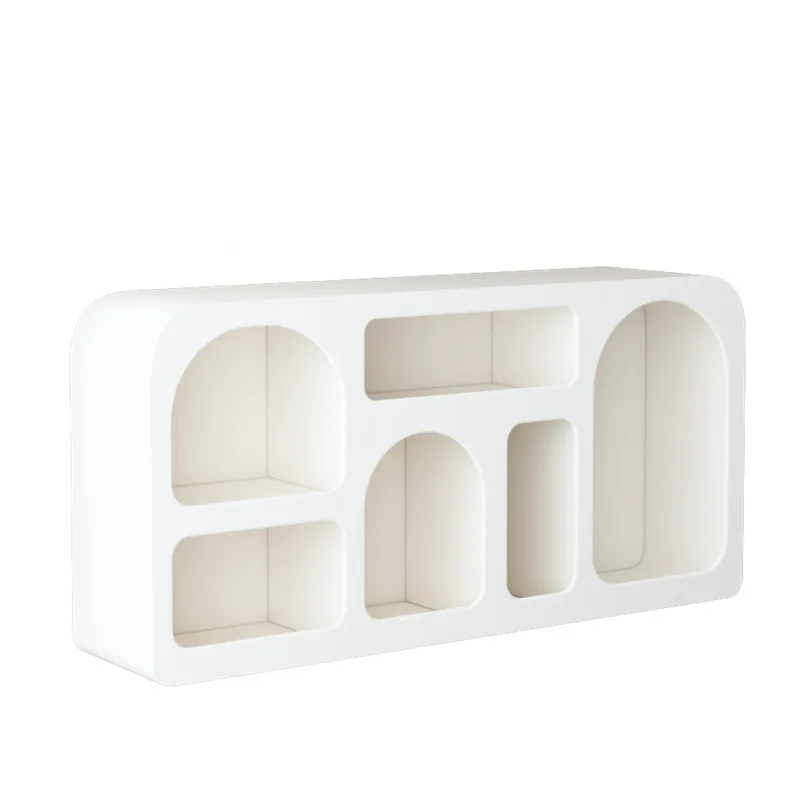 Living room shelves, floor-to-ceiling display cabinets