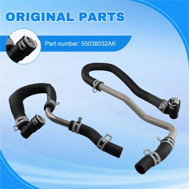 

55038032AK Car Heater Hose Set Assembly For Jeep Grand Cherokee Dodge Durango 5.7L V8 2011-2014