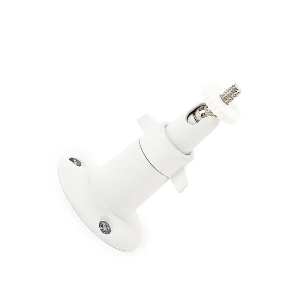 

2 pcs Security Camera Wall Mount White Adjustable Indoor Outdoor Metal Bracket For Cctv Camera Mounting Kit