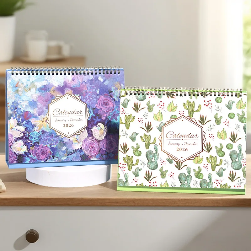 2026 Desk Calendar Office Table Decor Daily Plan Self Discipline Check In Creative Stylish Practical Functional Elegant Unique