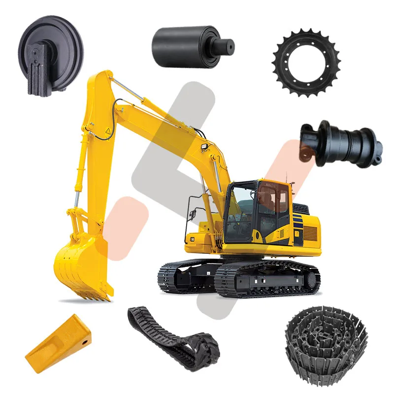 

Excavator Parts for CAT Track Roller Top Roller Idler Sprocket Track Chain Undercarriage Parts Supplier Wholesale Rubber Track