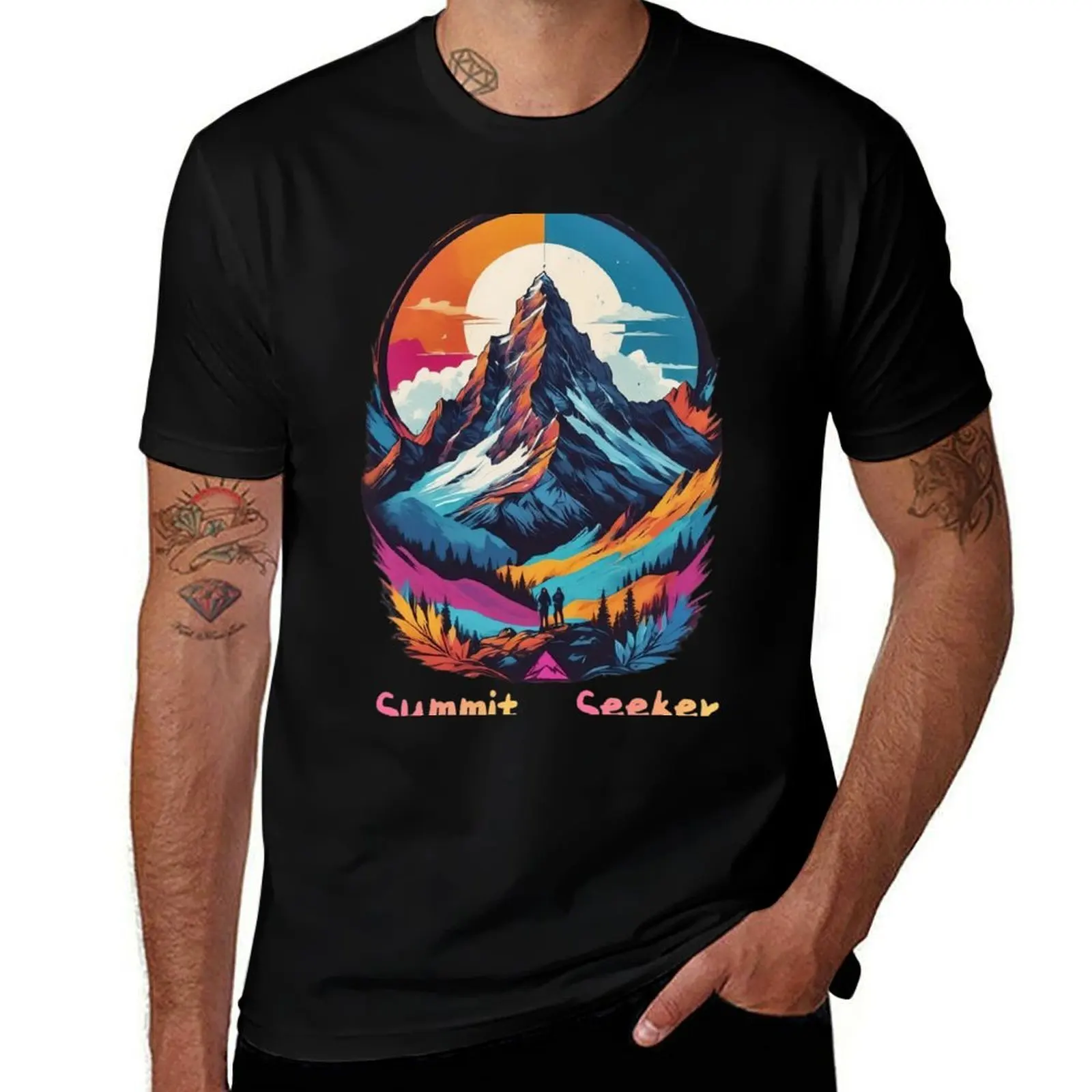 

Reaching New heights and Conquering Summits. T-Shirt Funny t-shirts customs man t shirt Anime t-shirt mens graphic t-shirts