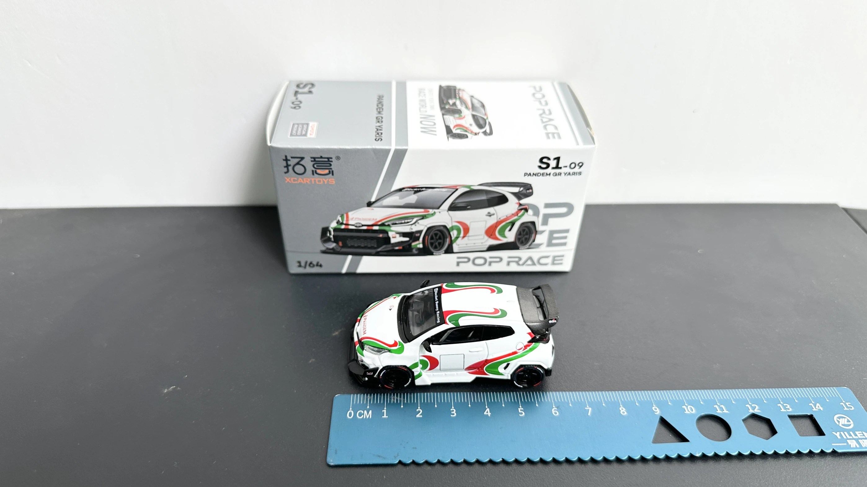1:64 تويوتا، ياريس، موديل بانديم GR ياريس نموذج سباق، نموذج TOEIC POSRACE