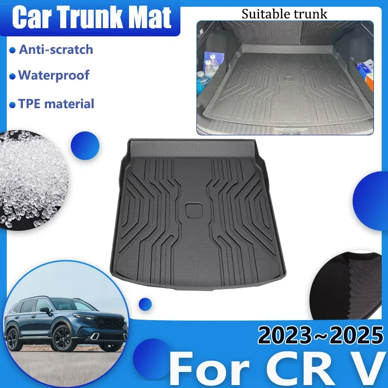 

Car Trunk Floor Mats for Honda CR V 2023 2024 2025 CRV CR-V Breeze Waterproof Carpet Protector Luggage Storage Pads Accessories