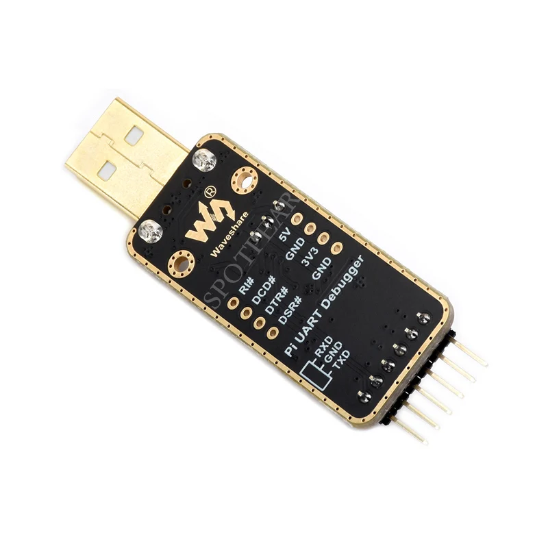 Raspberry Pi5 USB To UART Debugger Module Onboard UART Connector Type-A Port for Pi 5