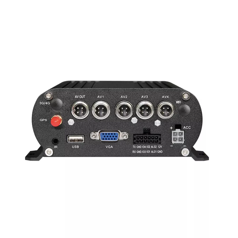 AHD 1080P Rear View Cam MDVR Kit Tracking SD HDD Mobile DVR 4 Channel Monitoring System Bus Truck Vehicle Security