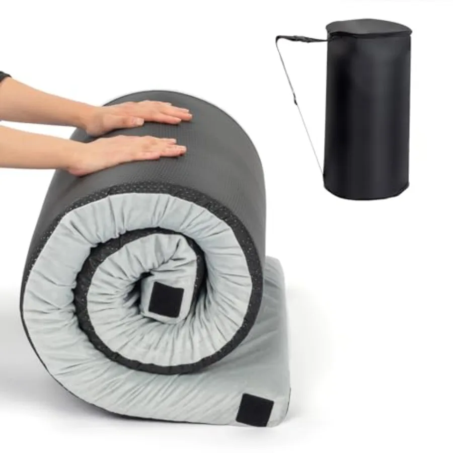 

Портативный туристический коврик CertiPUR-US из пены с эффектом памяти, складной матрас для палатки, кровати, грузовика, автомобиля, активного отдыха на природе