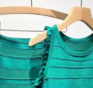 

Женский зеленый элегантный костюм-двойка, стильный жилет или юбка миди