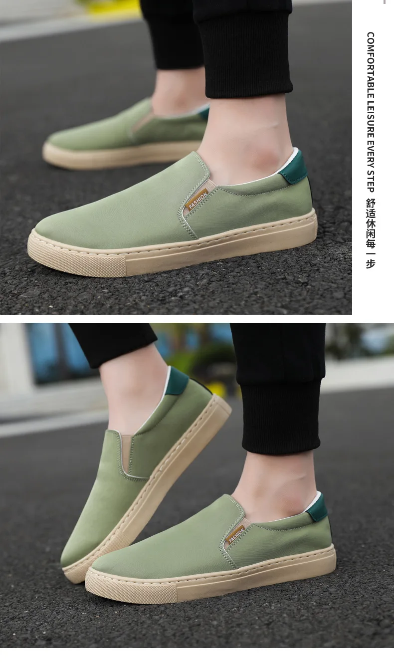 Neue weiße Slip-On-Leinenschuhe für Herren, vulkanisierte Sneakers, Studenten- und Jungen-Loafer, Espadrilles, lässige Herren-Fahr- und Golfschuhe, Größe 47 48. – Detail 21