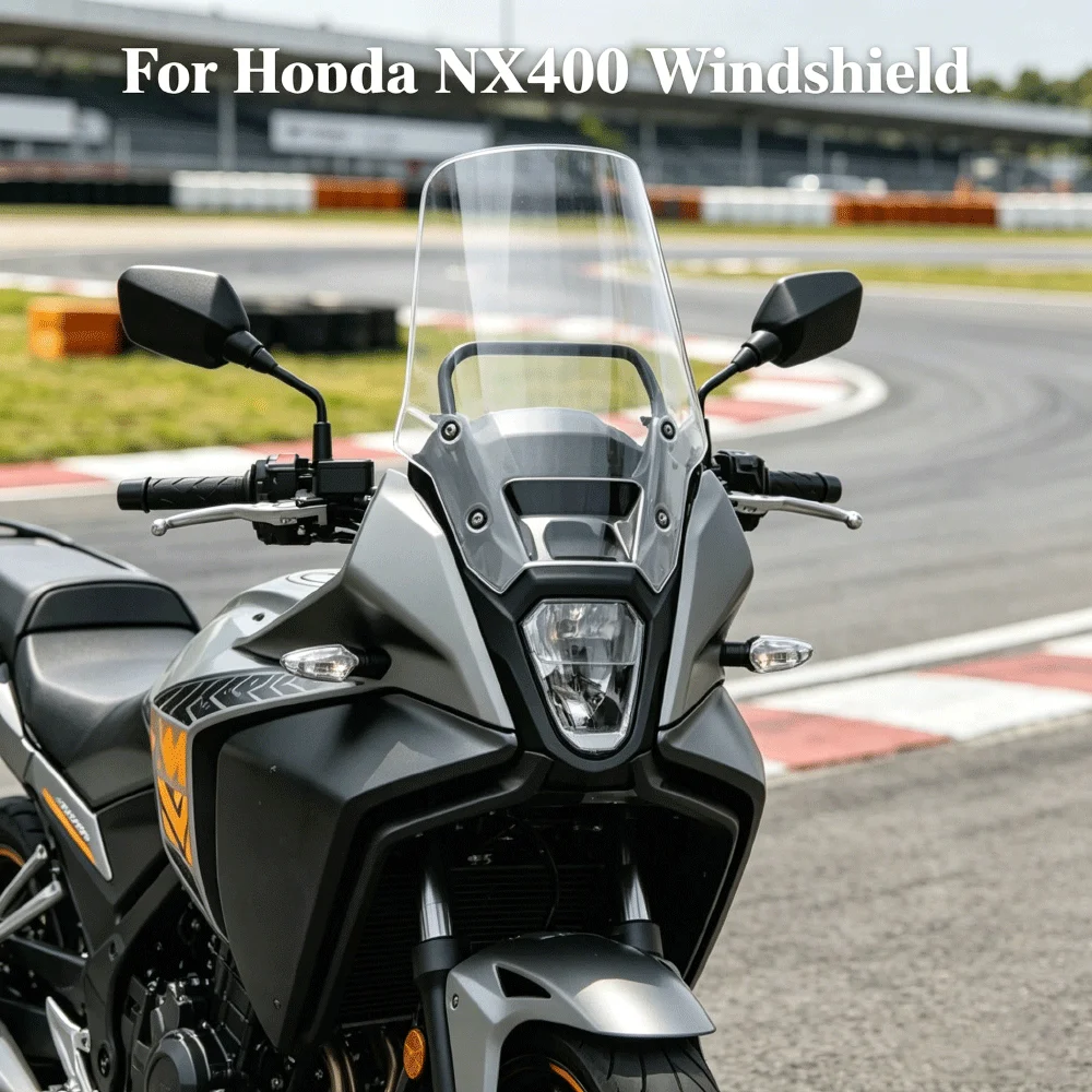 

Для Honda NX400: модифицированное ветровое стекло, аксессуары для увеличения высоты ветрового стекла, утолщенная передняя защитная панель, прозрачные детали для модификации.