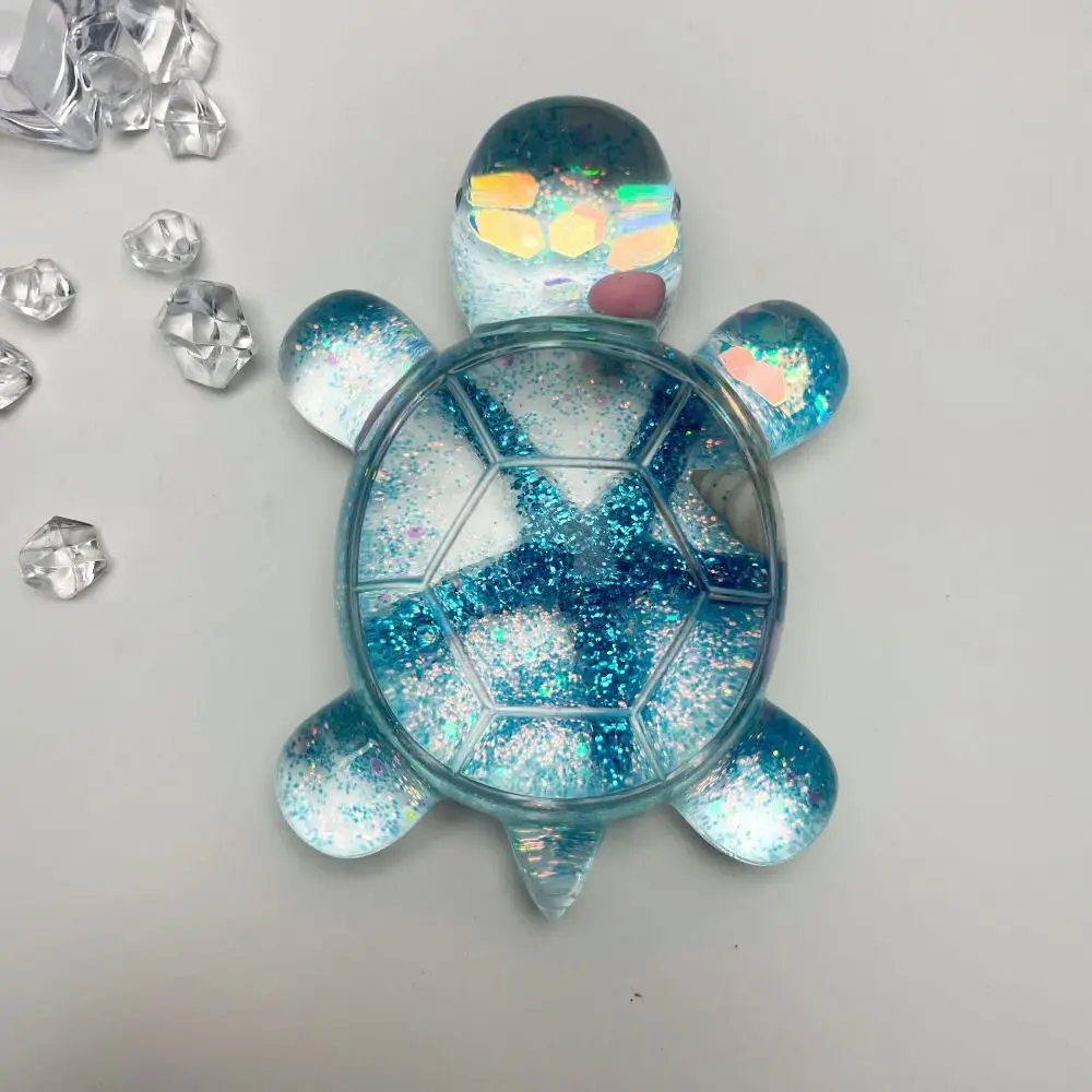 Flash Flowing Sand Candy Color Turtle Dolls Starfish Cute Starfish Turtle Toy Luminous Bead Mini Turtle Small Ornament Gifts