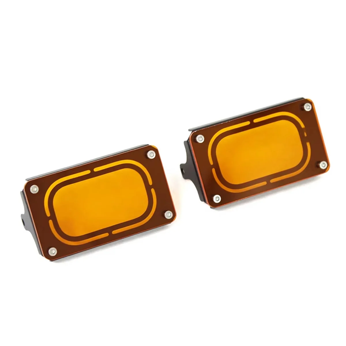 

look-Motorcycle LED Fog Light Guard Protector Spotlight Cover for 368G Accessories