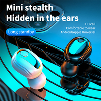 Mini S9 In-ear Wireless Bluetooth Earphone V5.2 Built-in Microphone Sports Outdoor Headset HiFi Stereo Universal Headphones