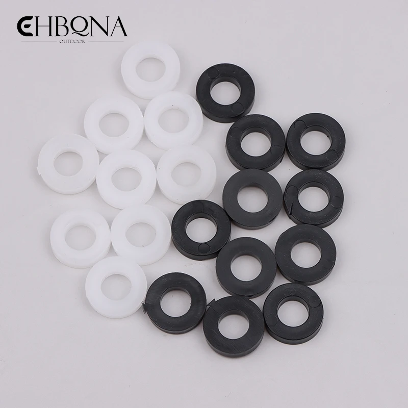 100pcs Nylon Washer For Drum Screw Drum Lug White Black Color Nylon Flat Wahser Thickness Heavy Product