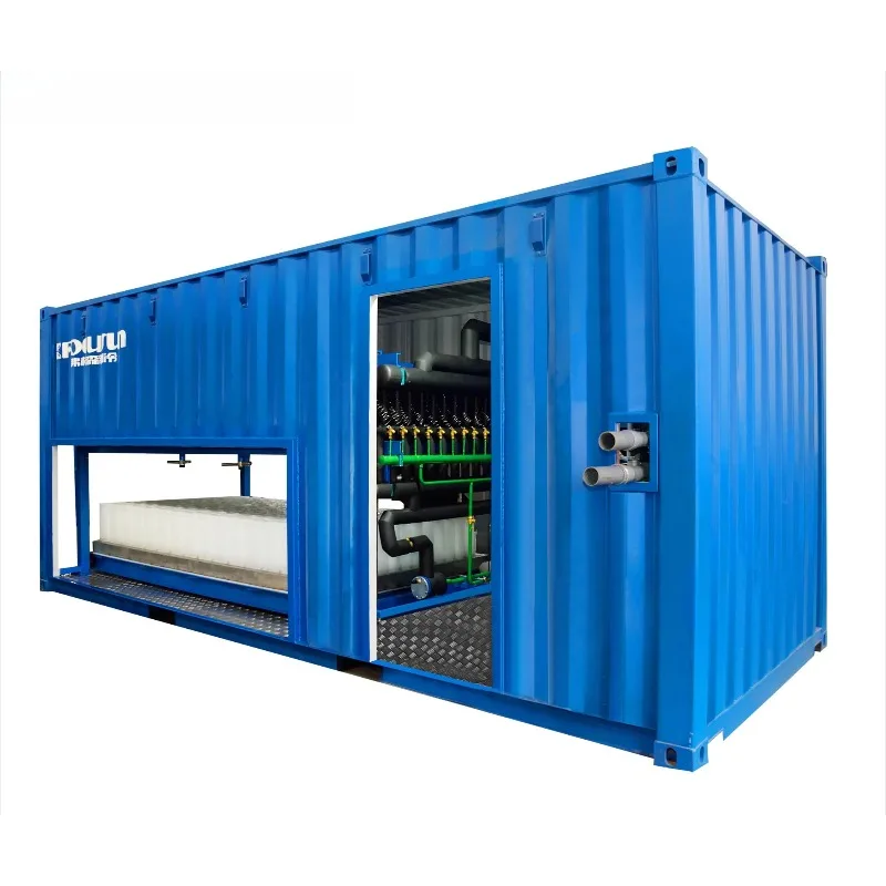 Focusun 5 Ton Sea Water Block Ice Machine May Lam Da Khoi Nuoc Man Containerized Ice Plant for Fishing Port