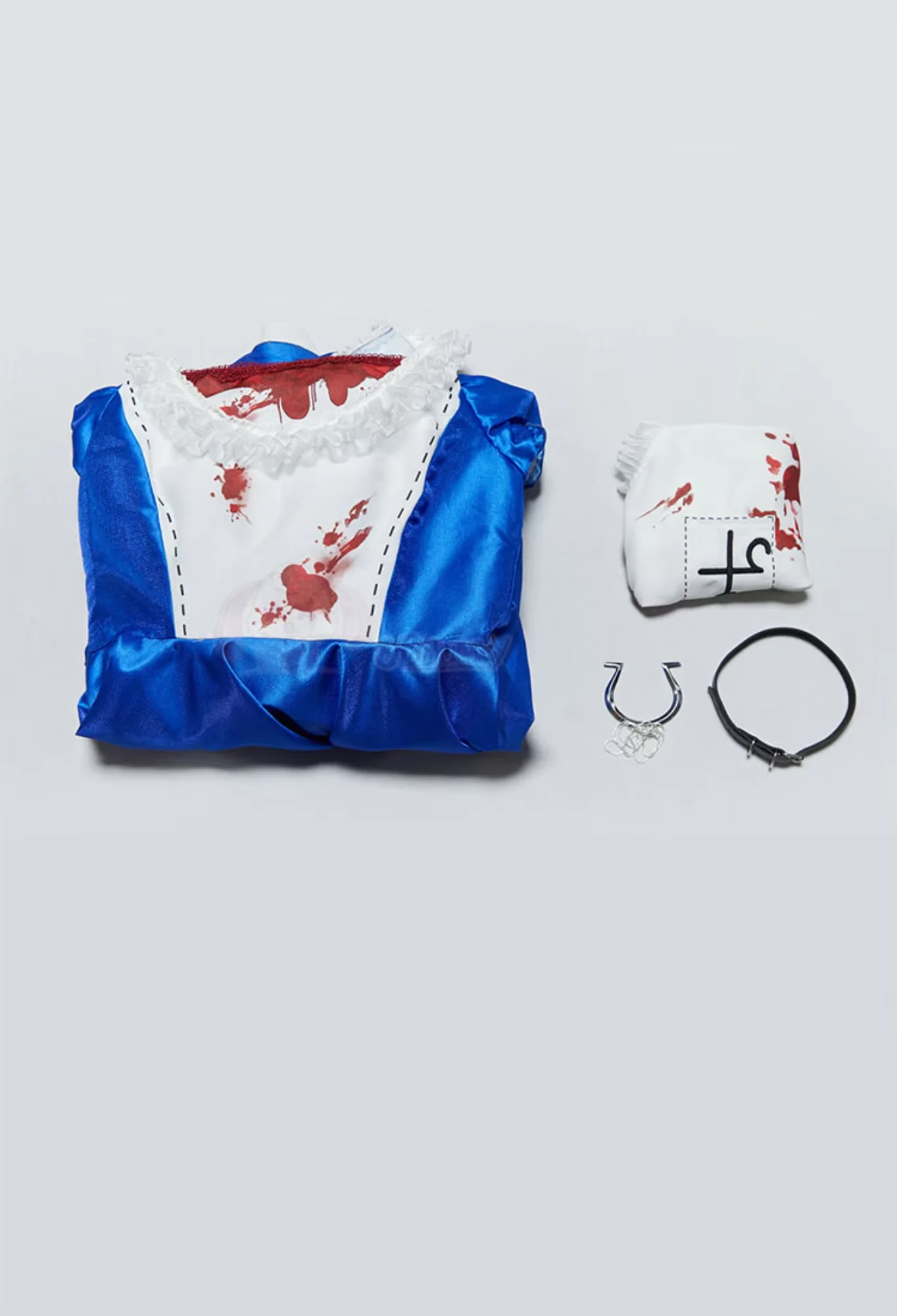 

Alice Cosplay Costume Game Alice: Madness Returns Roman number apron style maid dress Halloween cosplay NexoCosplay