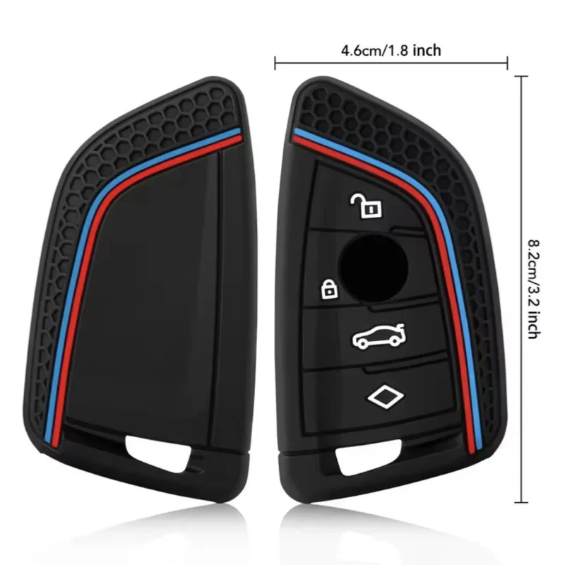 Car Key Fob Protective Case (UK Version)  For BYD  BMW X1–X7 Series (1st–7th Generation) G20 G02 G05 G31 G23 M Sport