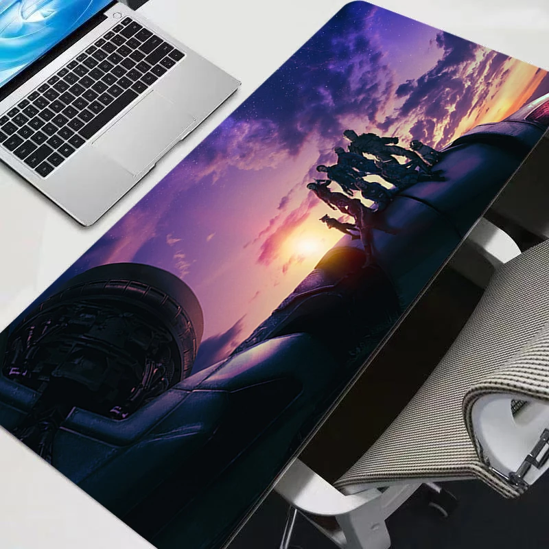 Large Mouse Pad Guardians of the Galaxy Non-Slip Carpet Laptop Pc Gamer Keyboard Mat Mousepad Edge White Tassel Rubber Table Mat