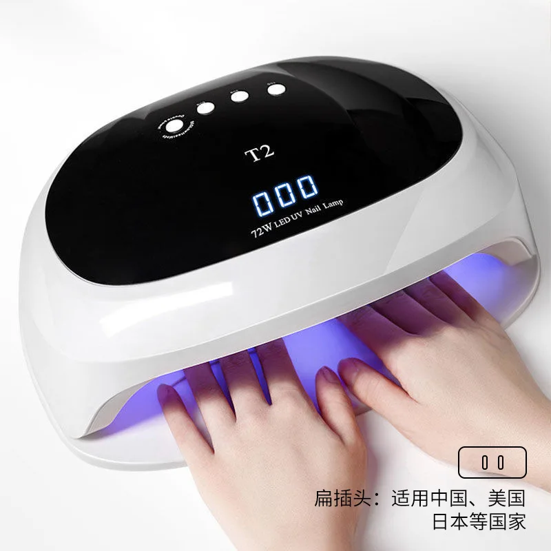 Manicure transfrontaliera leggera a quattro velocità mani intelligenti grande spazio macchina per fototerapia manicure grande capacità ad alta potenza pho