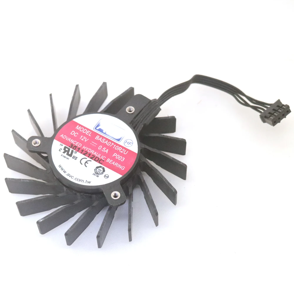 NEW BASA0710R2U DC12V 0.5A 35x35x35mm 4Wires 4Pin For Quadro Q4000 2GB Cooler Cooling Fan