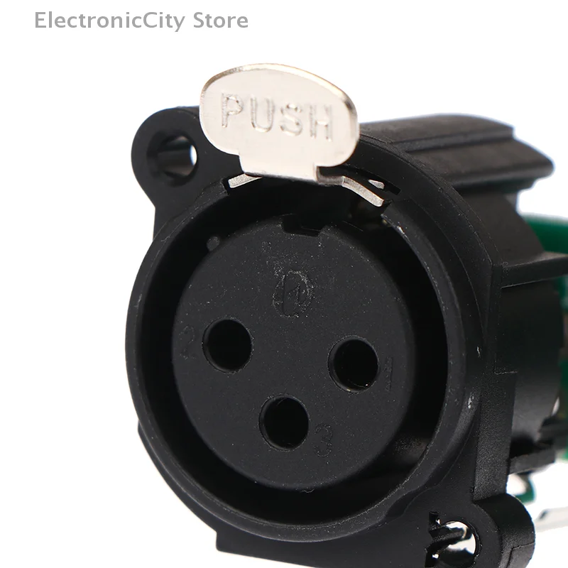 

1PC Three Core XLR Socket With Signal Board /XLR Socket Stage Beam Lighting Device Accessories With The PCB Pannel