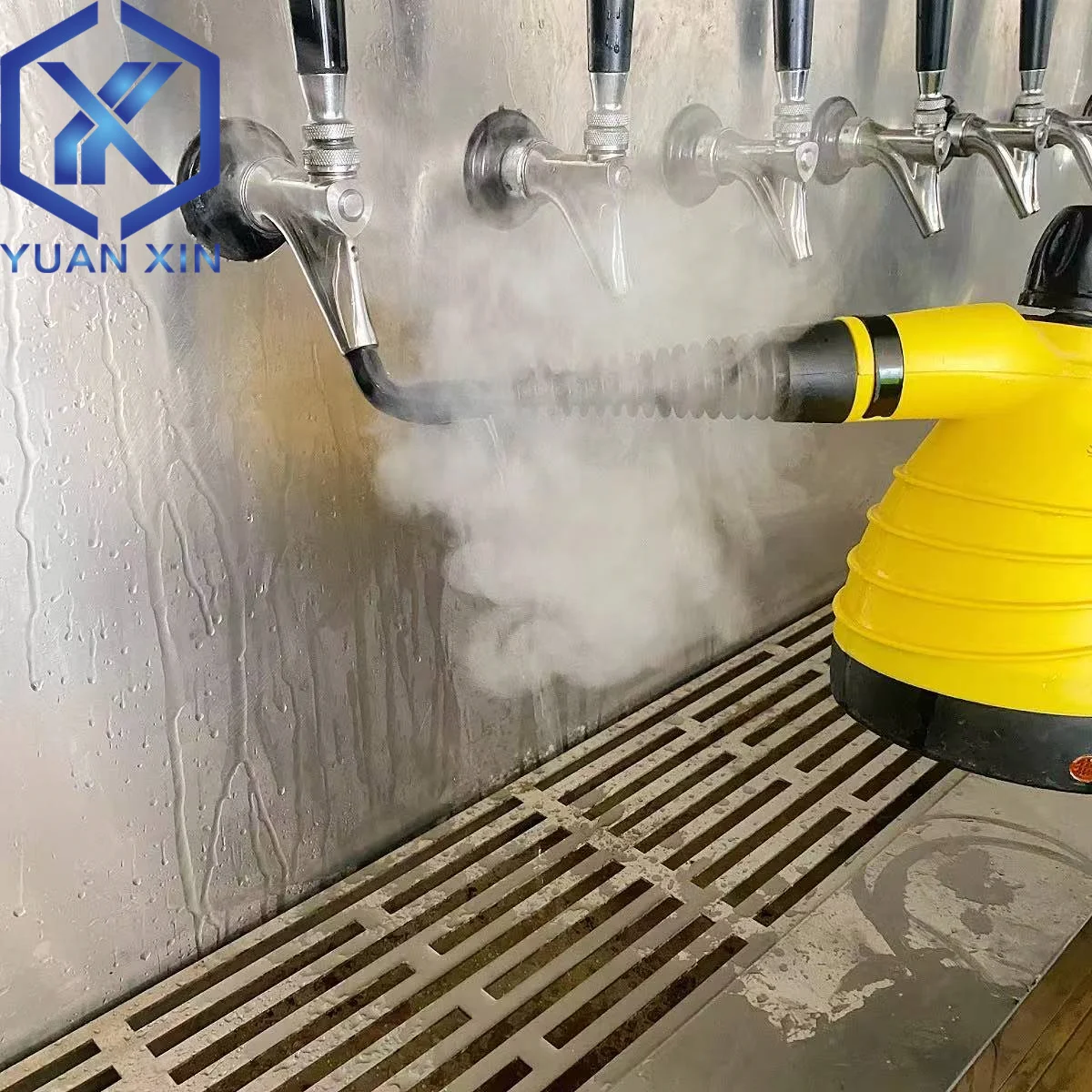 Craft Beer Machine Faucet Cleaner High-Temperature Steam Cleaning Tool for Degreasing, Disinfecting, and Descaling