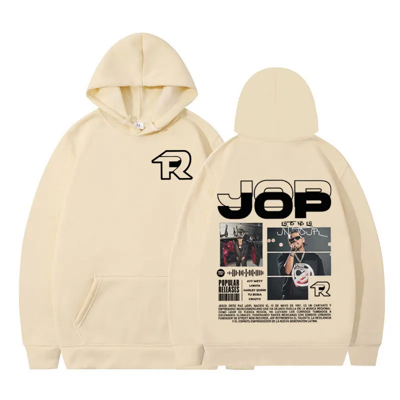 Рэпер Fuerza Regida Album 2025, толстовка с рисунком для мужчин и женщин, пуловер в готическом стиле в стиле панк, зимние толстовки с капюшоном в стиле хип-хоп с длинными рукавами, топ