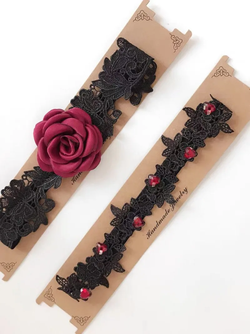 مثير الزفاف الرباط أسود أبيض التطريز الأزهار Sexi الأربطة النساء العروس الفخذ الدائري الزفاف الدانتيل الساق الدائري تأثيري اكسسوارات #4