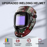 ARCCAPTAIN Auto Darkening Welding Helmet 4 Arc Sensor DIN4 1/1/1/1 with Large Viewing True Color Welding Mask For MIG MAG TIG