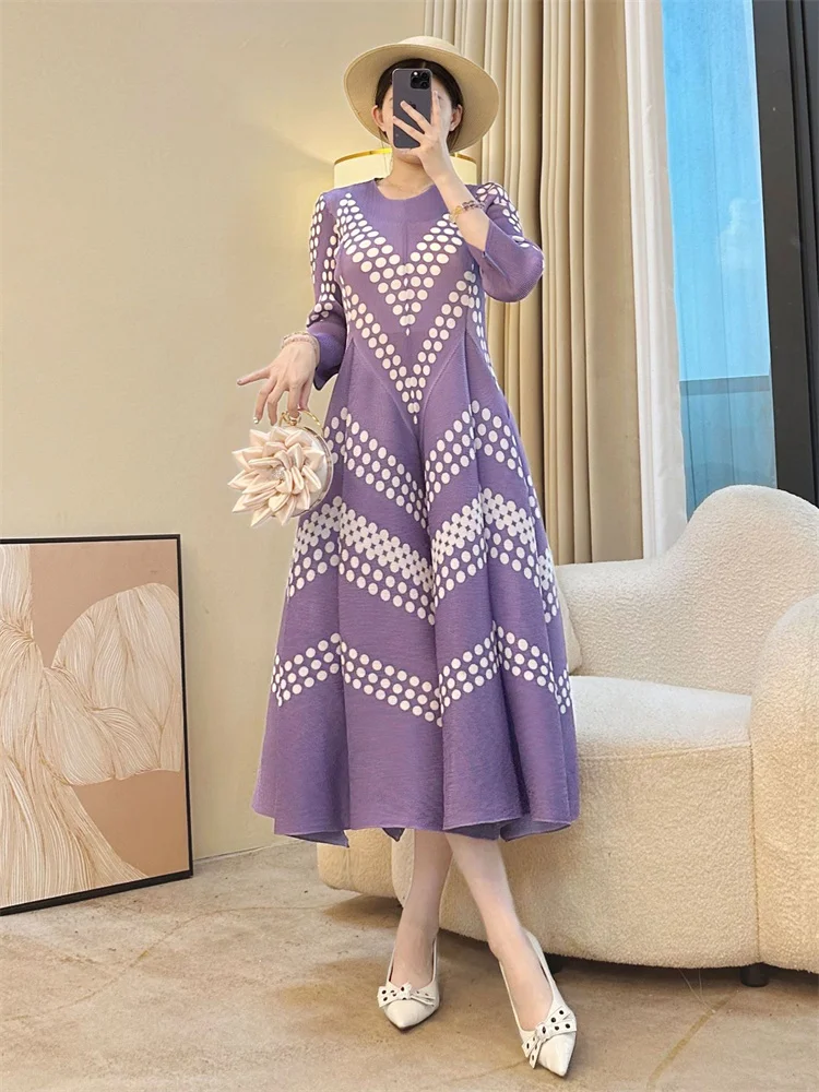 Robe longue ample et élégante pour femmes, nouvelle mode printemps et été 2026, littéraire française