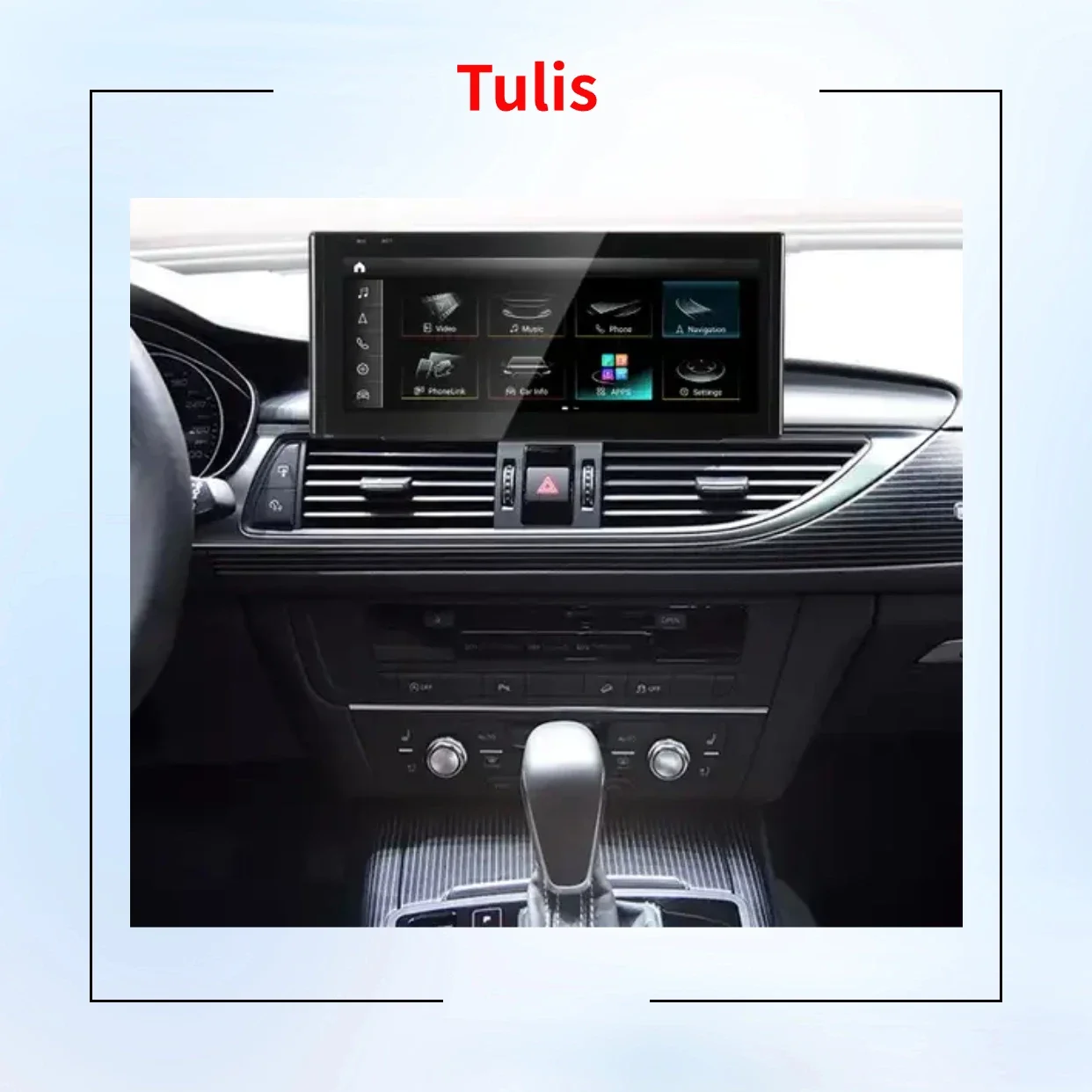 Tulis Android 13 Car Radio Stereo Autoradio A6 A6L A7 C7 RS6 RS7 S6 S7 2012-2018 Multimedia Carplay Auto Wifi 4G