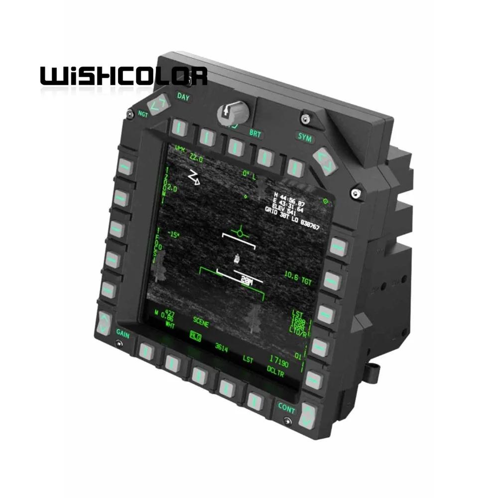 WINWING DCS MFD Unit Multifunctional Display Unit1 with USB3.0 Instrument Display1 for Flight Simulation Games