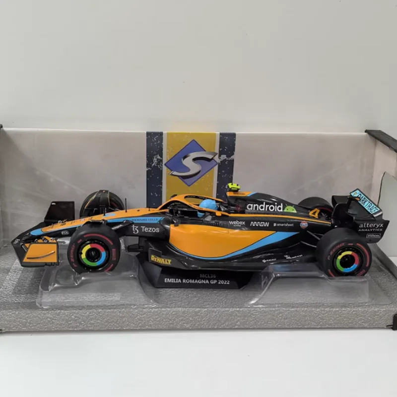 

Solido 1/18 Scale MCL36 2022 F1 Alloy Car Model Collection Display Toy Gifts Souvenirs